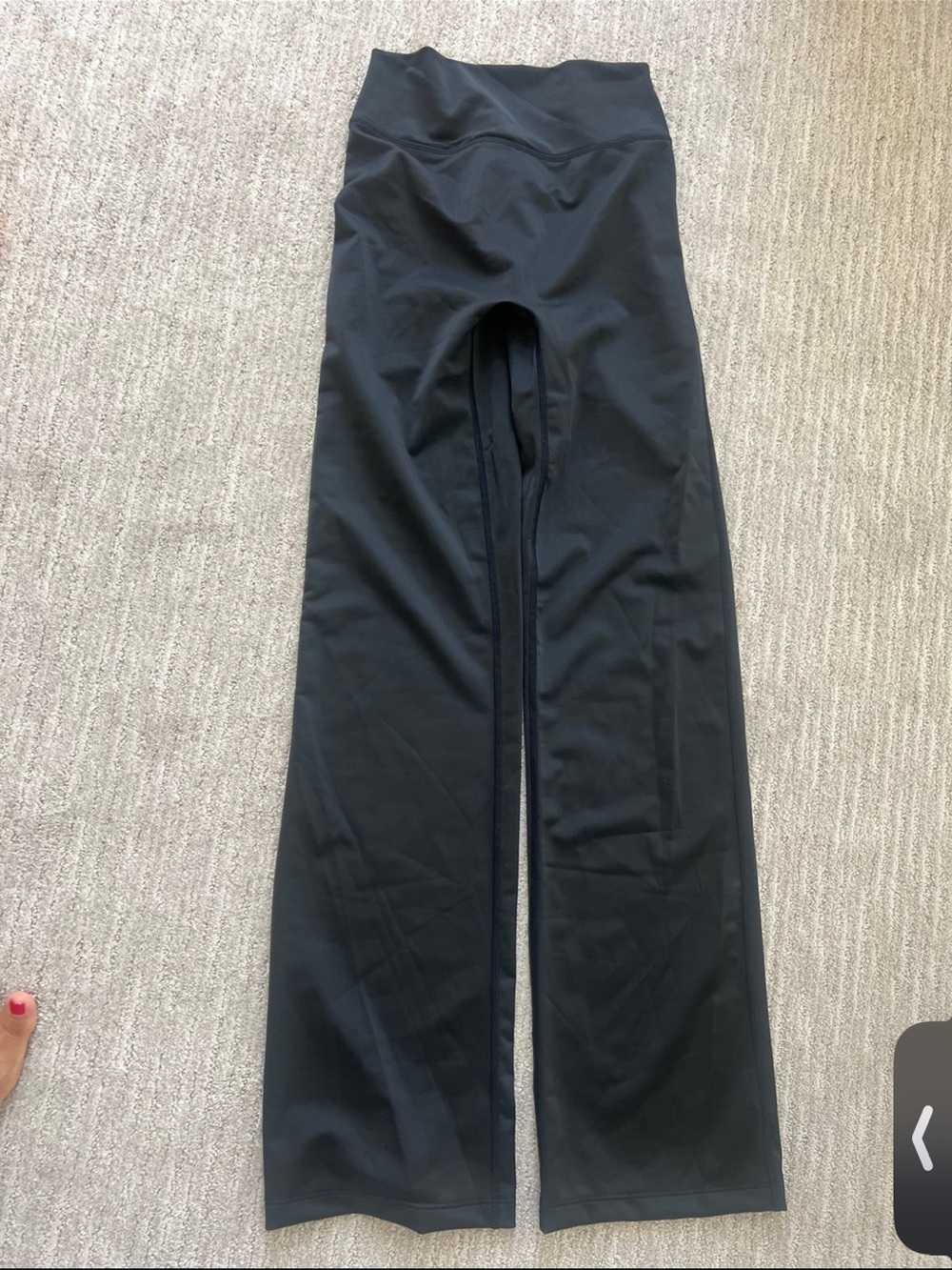 Skims Nike High-Rise Black Wide-Leg Yoga Pants